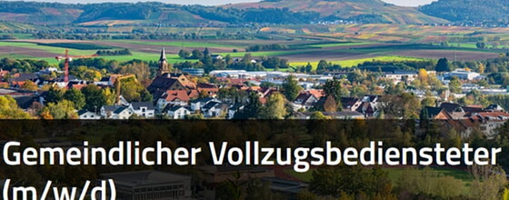 Stellenangebote - Gemeindlicher Vollzugsbediensteter (m/w/d)